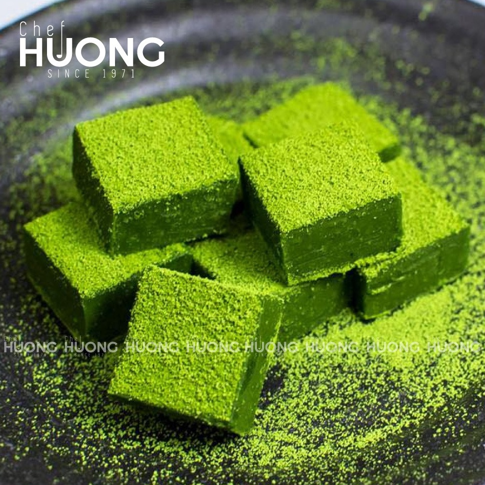 1 Viên Socola tươi Nama Chocolate Matcha - Sô cô la vị trà xanh - Chef Hương