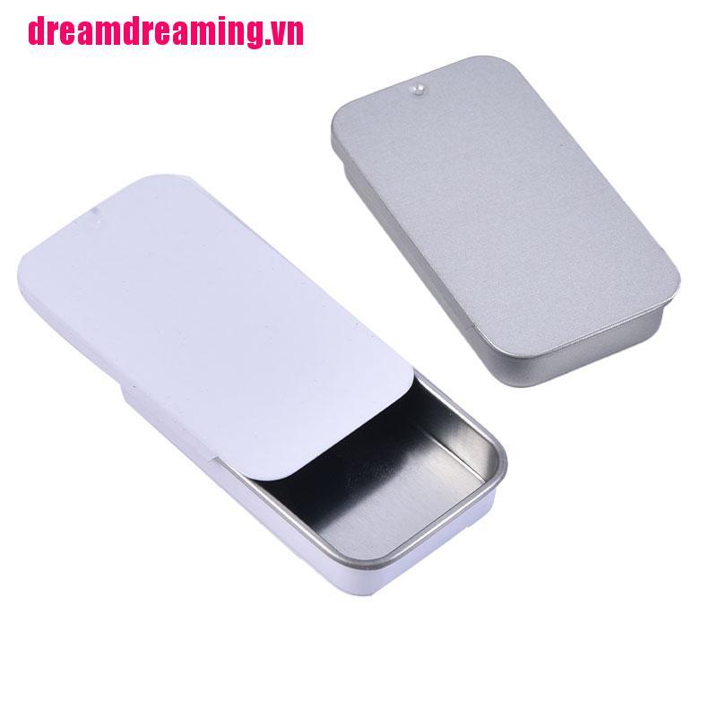 1 Hộp Thiếc Mini Có Nắp Trượt Tiện Dụng Cho Đám Cưới