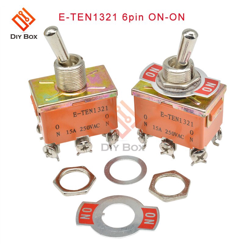 Mô đun công tắc lật 2 chấu 3 chấu 4 chấu 6 chấu E-TEN 1322/1321/1221/1121/1122/1021 12MM