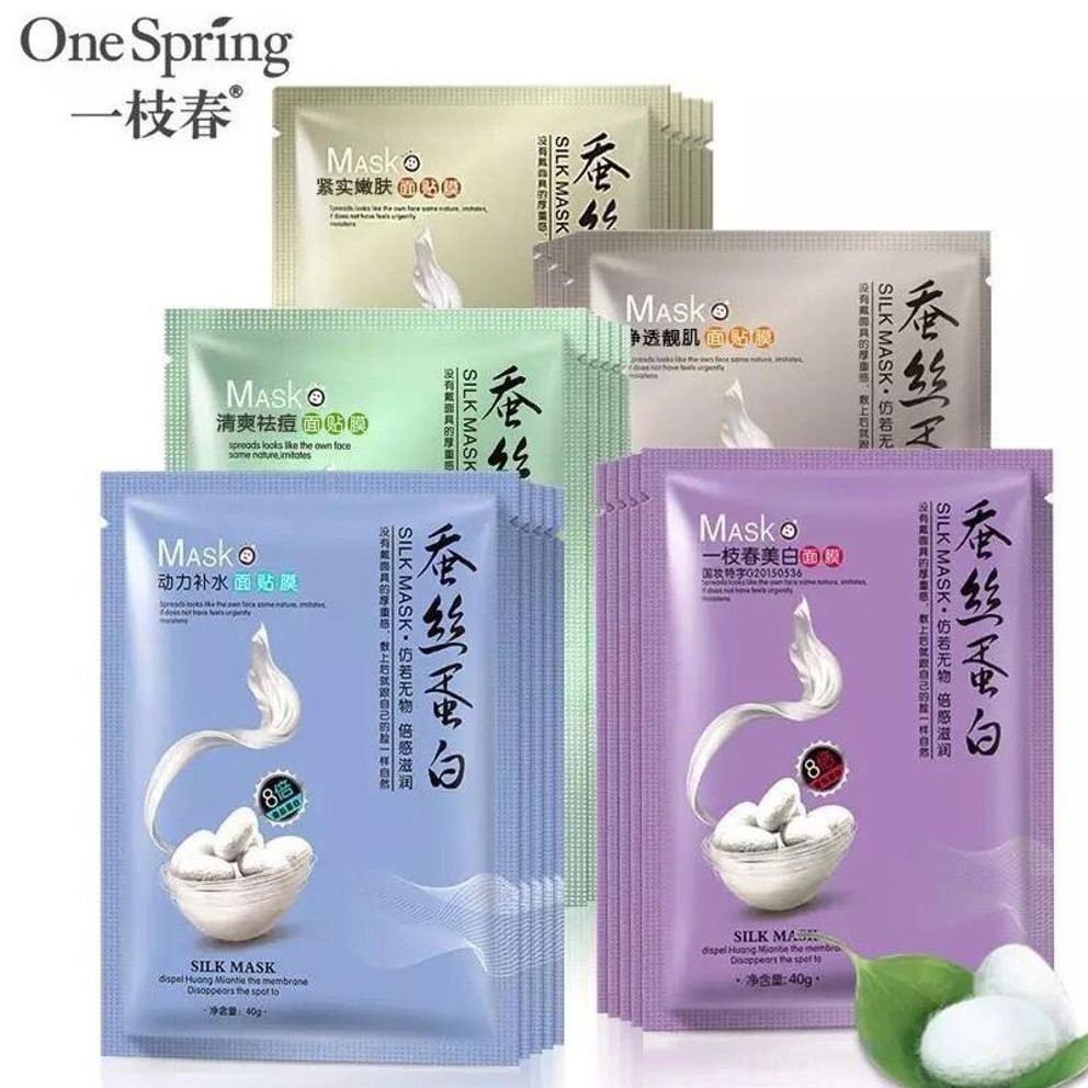 [Bán giá gốc] Mặt nạ Tơ Tằm Silk Mask One Spring