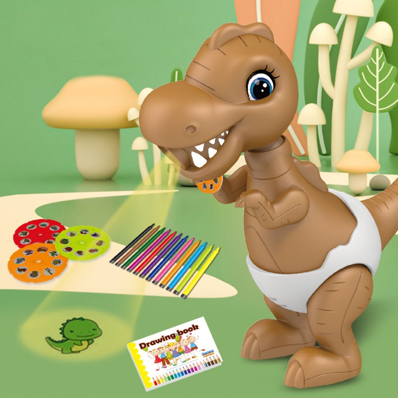 Dụng Cụ Khủng Long Luyện Tập Trí Thông Minh Bằng Nhựa