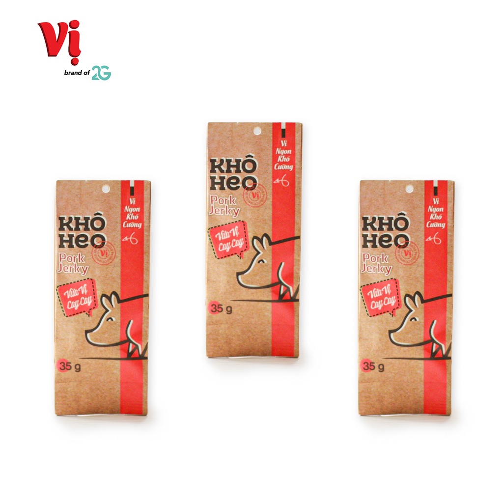 (Combo) 3 Túi Khô Heo VỊ - Túi 35g