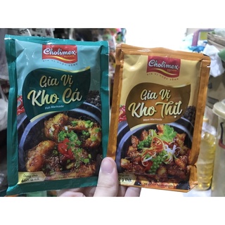 Gia vị thịt kho và cá kho cholimex - gói 400g- date 6/2022
