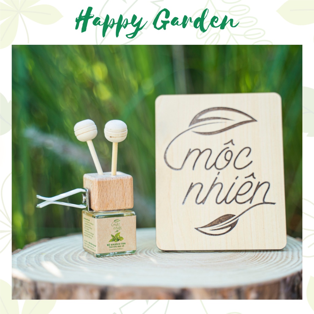 – Kẹp vào quạt điều hoà ô tô, để bàn -Giúp khử mùi và tạo hương thơm-Happy Garden Shop