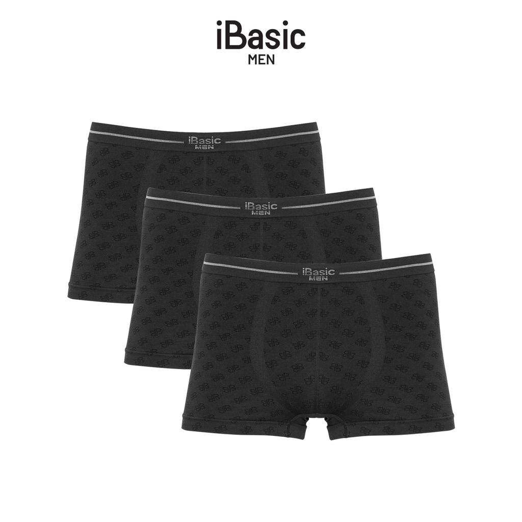 Combo 3 quần lót nam không đường may Trunk Seamless iBasic PANM095