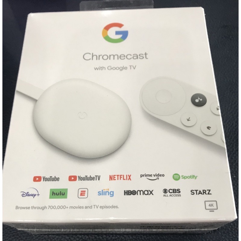 Chromcast sử dụng tiếng Việt - Google Chromecast with Google TV - new seal, bảo hành 6 tháng