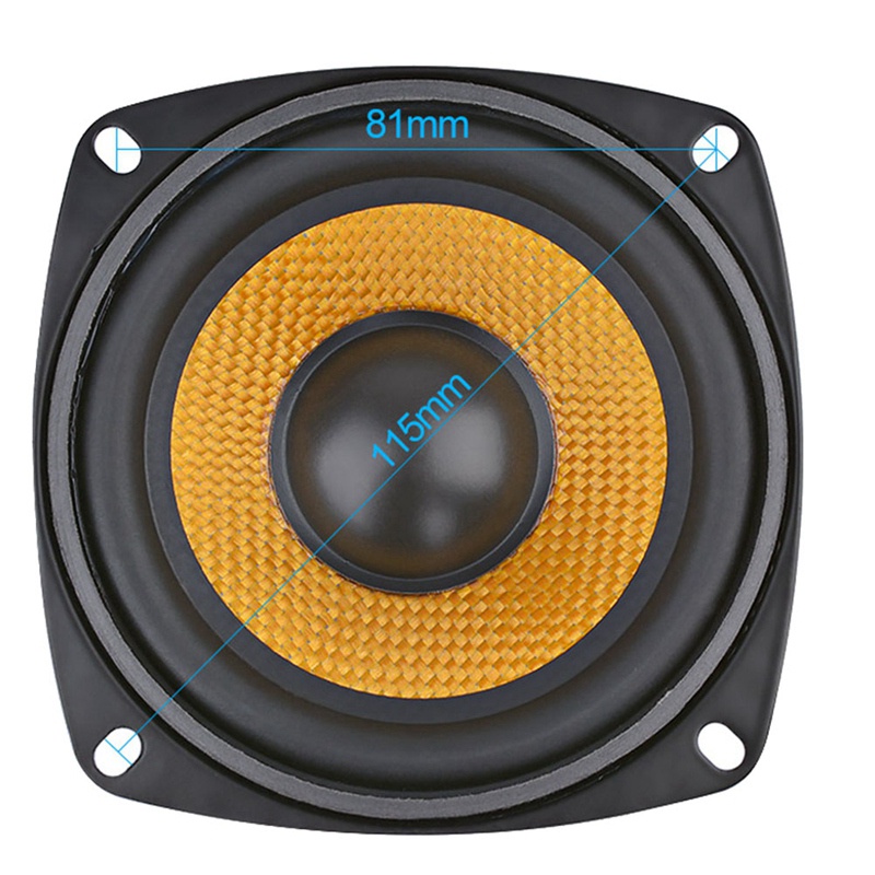 1 Loa 4Inch 4 Ohm 15W Đa Phương Tiện Chuyên Nghiệp Cho Hệ Thống Âm Thanh