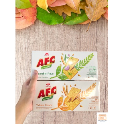 Bánh AFC vị rau củ/ lúa mì hộp 200g