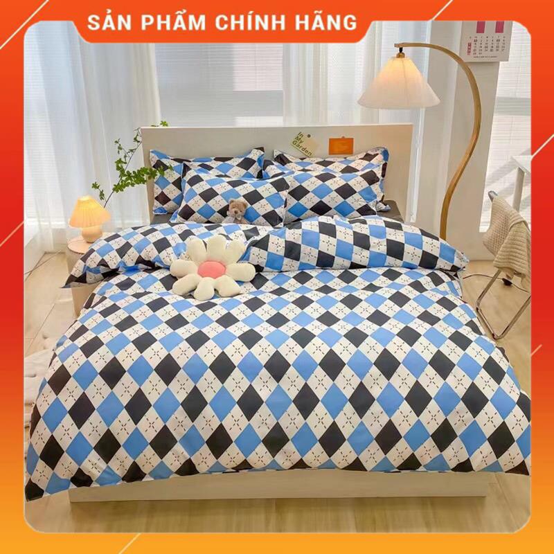 Set chăn ga gối 4 món cotton poly hàng nhập khẩu nguyên bộ họa tiết đa dạng MSP90349 | BigBuy360 - bigbuy360.vn