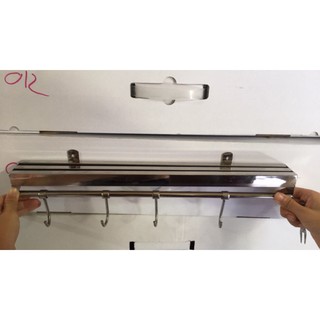 Kệ để dao + móc treo xoong chảo - Kệ đa năng dắt dao