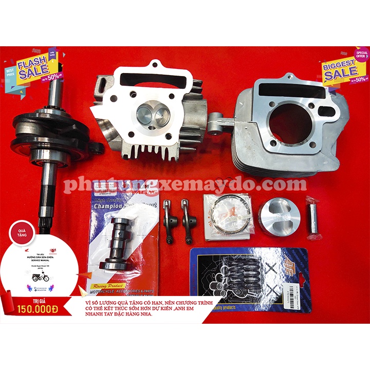 Đầu Lòng Wave Anpha,Wave Zx , Sirius 50 ,Wave @,Elegant 50,Dream Lên 54 Dên 13T3 Full Combo Như Hình