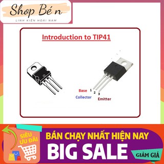 Transistor TIP41 TO-220 NPN 6A 100V (TIP41C)