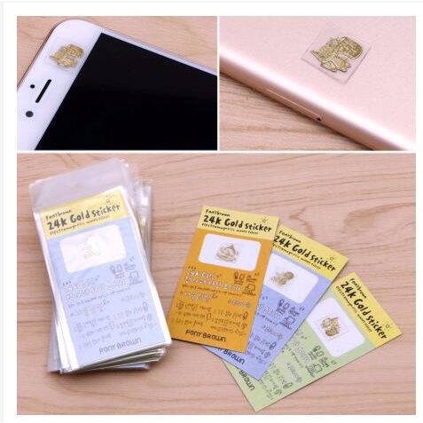 Miếng dán mạ vàng 24k chống bức xạ cho điện thoại máy tính