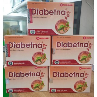 Thực phẩm bảo vệ sức khỏe Diabetna: ốn định đường huyết HỘP 40 VIÊN CHÍNH HÃNG