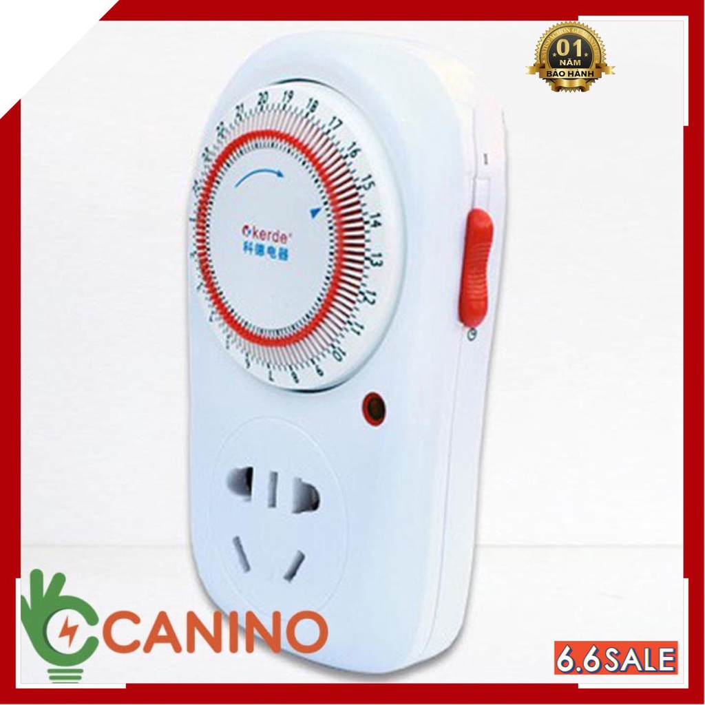 [ GIÁ SỐC ] Ổ cắm hẹn giờ lập trình cơ Kerde TW-E05