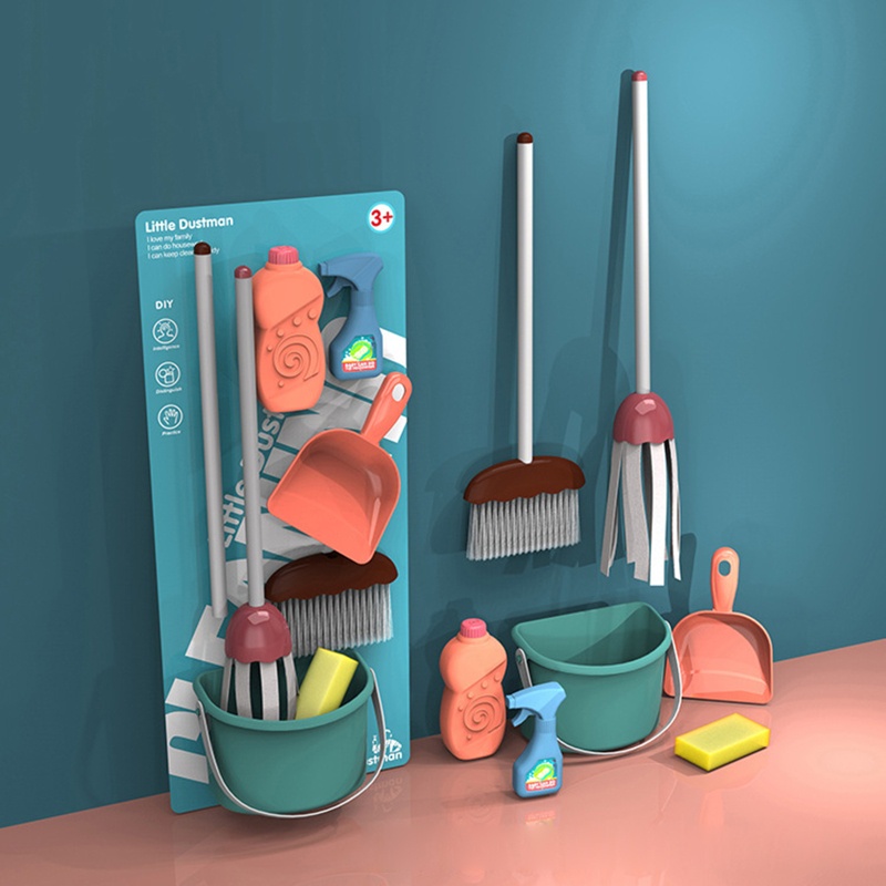 Bộ Dụng Cụ Vệ Sinh Nội Thất Cho Bé Trai Bé Gái Se