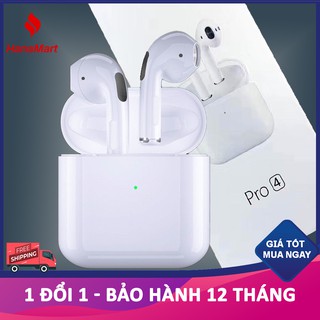 Tai nghe Bluetooth không dây Pro 4 cho điện thoại Apple iPhone, Samsung, Oppo, Xiaomi, Sony, VSmart