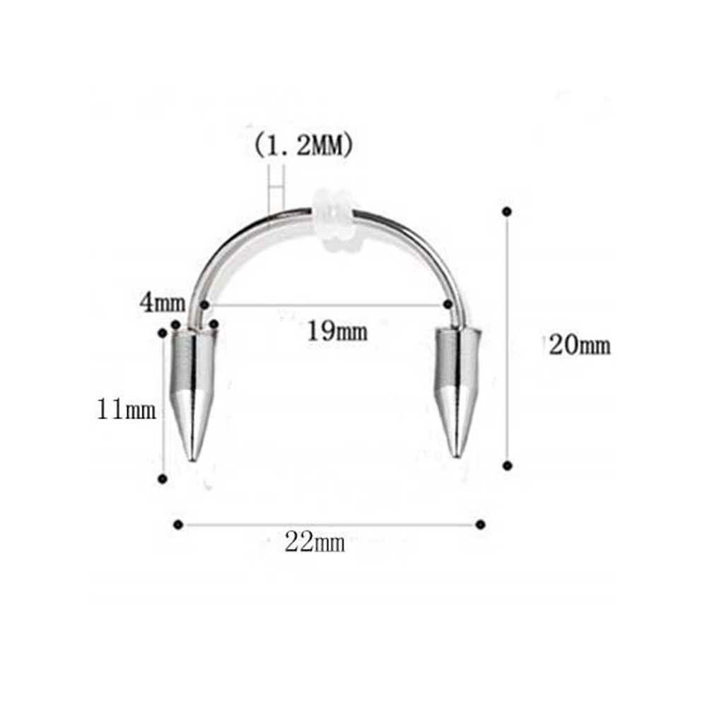 MXGOODS 1 Khuyên Xỏ Miệng Hình Đôi Môi Phong Cách Hàn Quốc Cá Tính