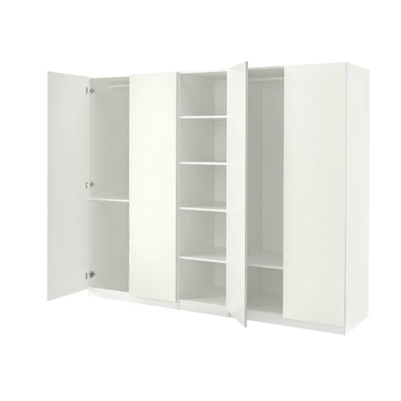 ZOOM, Tủ quần áo 3 gian cở đại WAR_022, 250x60x201cm, sản xuất bởi Scandi Home