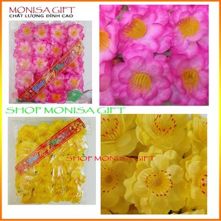 Hoa Đào Giả , Mai Giả Dạng Rời Monisa Gift Nguyên Liêu Làm Cây Hoa Anh Đào Vải Lua Trang Trí Tết Tuyệt Đẹp