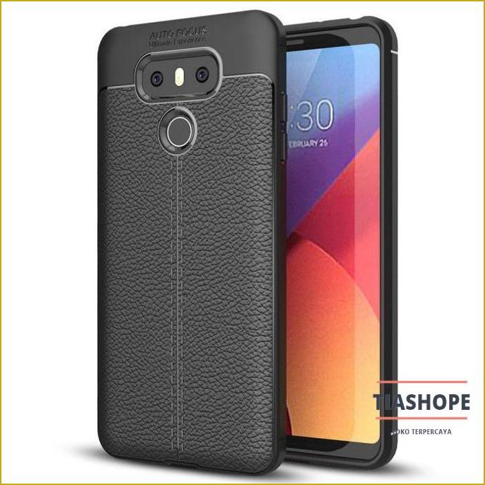 Ốp Lưng Da Sợi Carbon Cho Lg G6 - Spigen