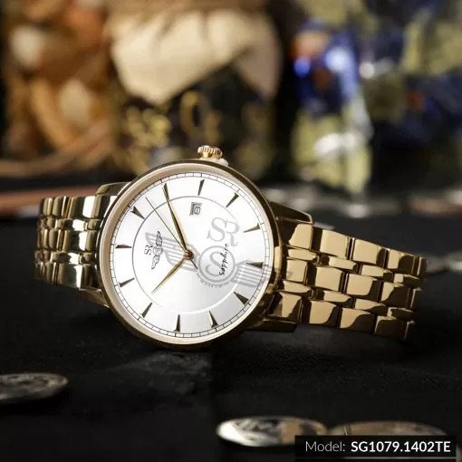 Đồng hồ nam SRWATCH Timepiece TE SG1079.1402TE mặt kính Sapphire chống trầy chống nư