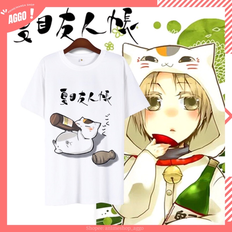 Áo Thun Nyanko-sensei - anime Natsume Yuujinchou