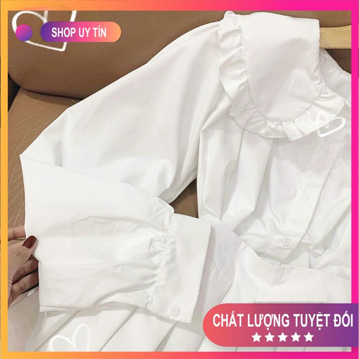 Combo váy áo 💦 SET ÁO CỔ BÈO CHÂN VÁY TENNIS TRẮNG, chất liệu lụa Hàn cao cấp cực mềm mịn-không xù SET05 | BigBuy360 - bigbuy360.vn