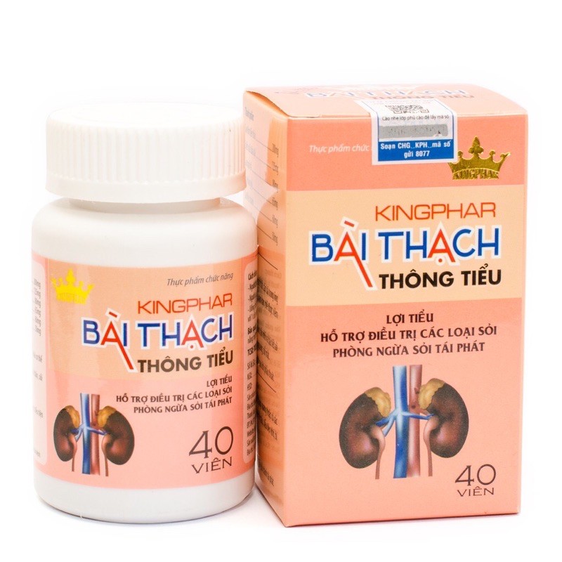 Bài Thạch Kingphar _Hỗ trợ điều trị sỏi thận, sỏi bàng quang, sỏi mật