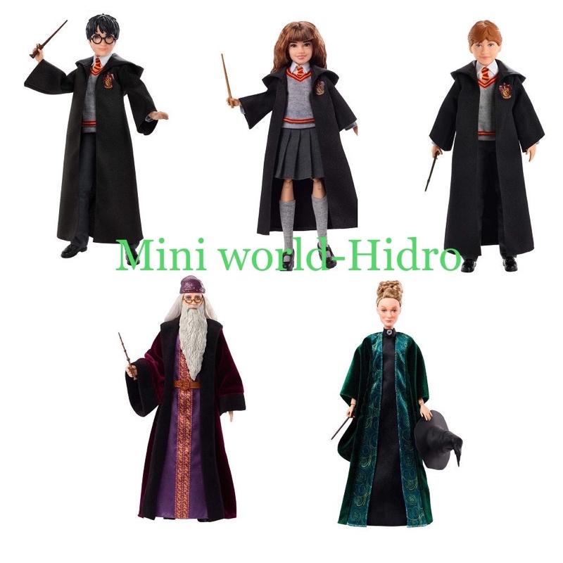 Búp bê Wizarding World Harry Potter 5-Piece 10-inch Figure Set có khớp chính hãng