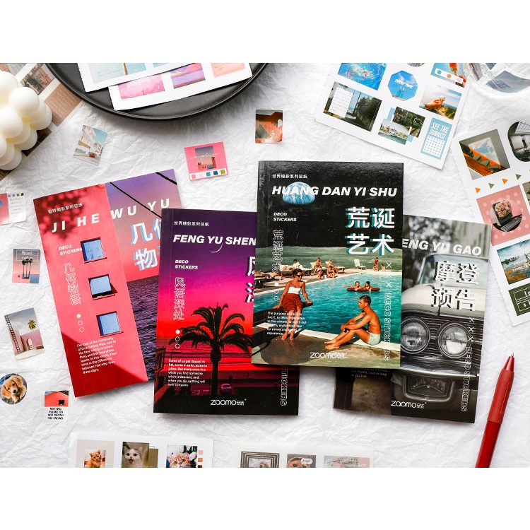 Set 20 sticker dán trang trí album ảnh sáng tạo độc đáo