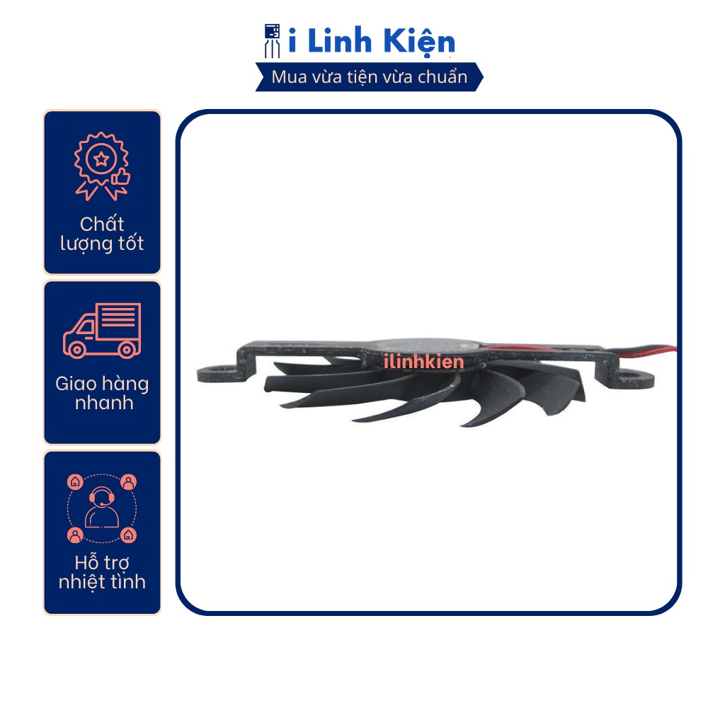 Quạt bếp từ 18V siêu mỏng sải cánh 7.5cm loại tốt.