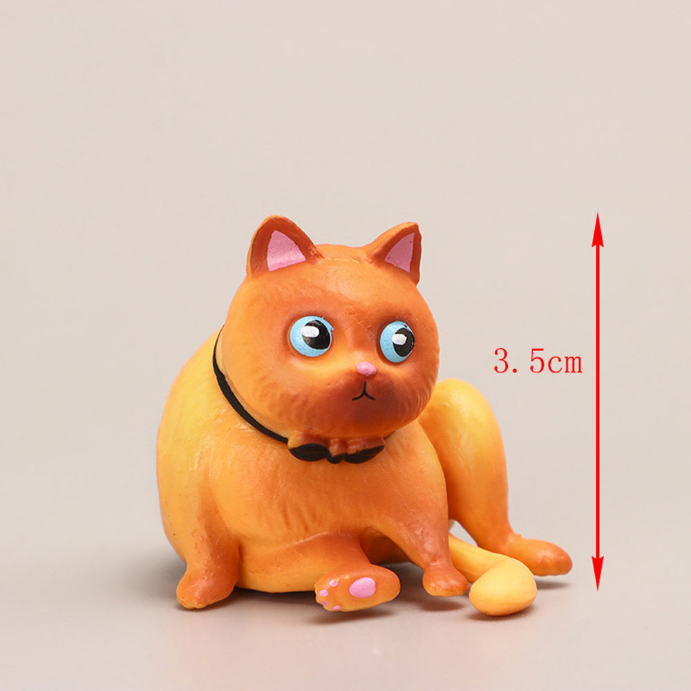 Mô Hình Mèo Anime Kỹ Thuật Số Mini Dùng Trang Trí Phong Cảnh