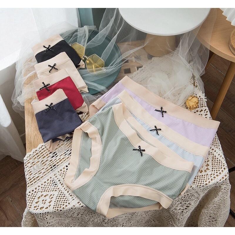 QUẦN LÓT NỮ ĐÚC SU KẺ CARO SIÊU MÁT MỀM MẠI KHÁNG KHUẨN CHẤT LIỆU CAO CẤP - QL 2213