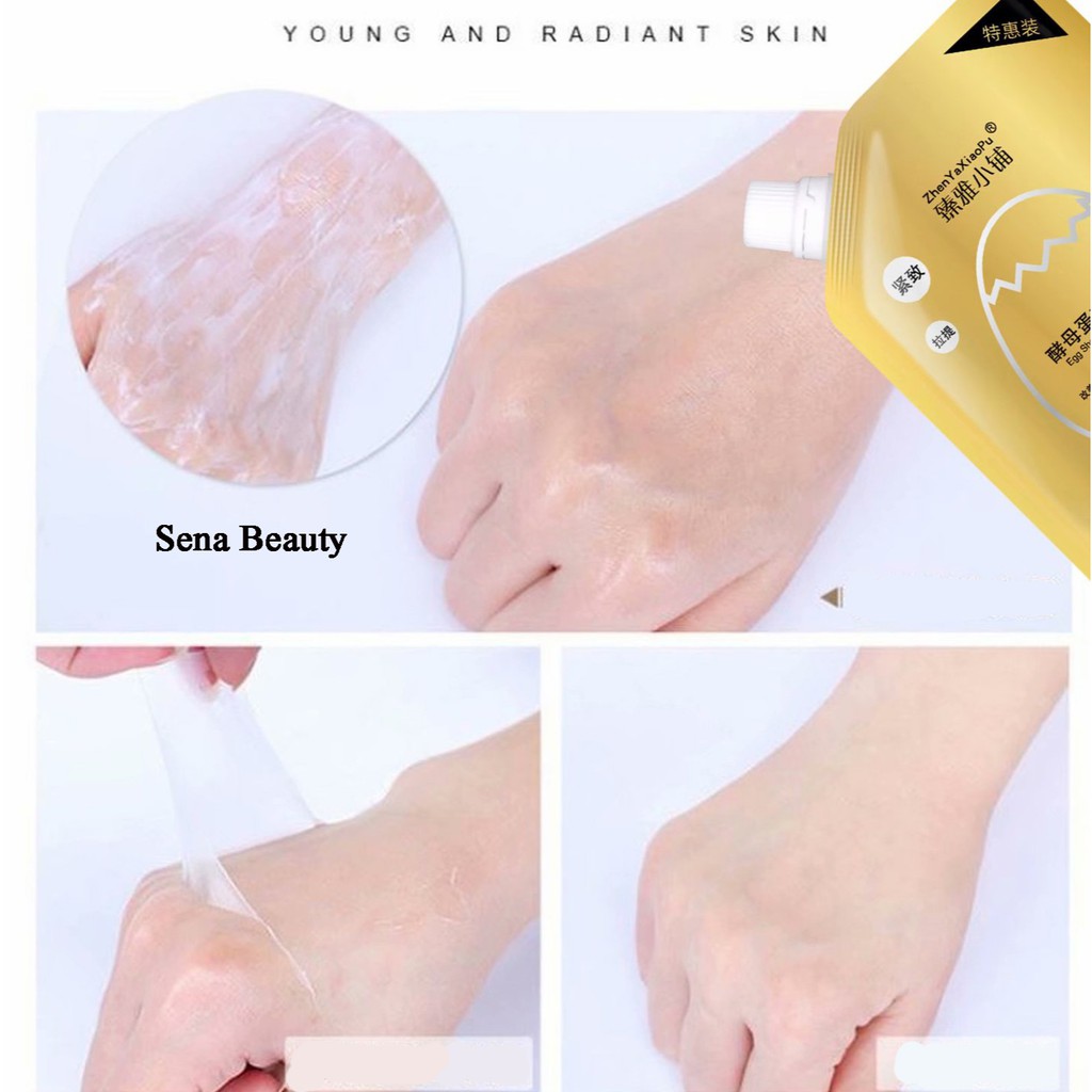 Mặt nạ chiết xuất vỏ trứng gà lên men dưỡng trắng căng mịn da ZhenYa XiaoPu Sena Beauty | Thế Giới Skin Care