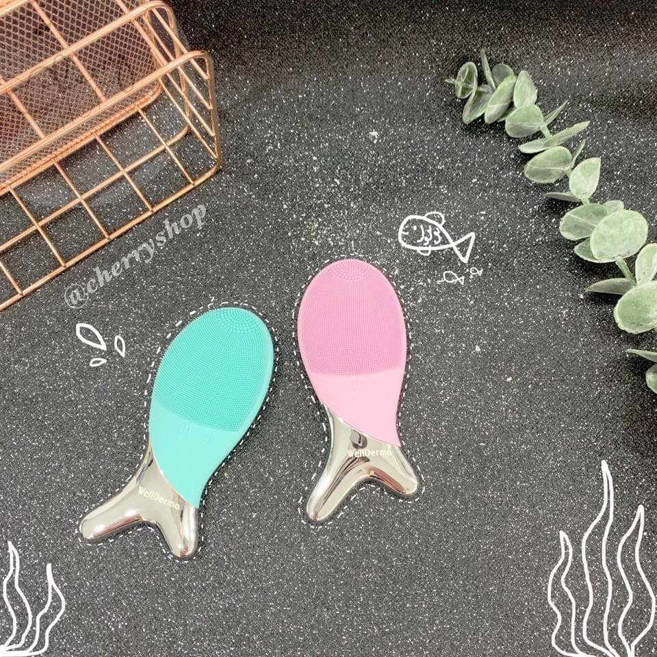 Máy rửa mặt 2in1 WellDerma Cleansing Fish