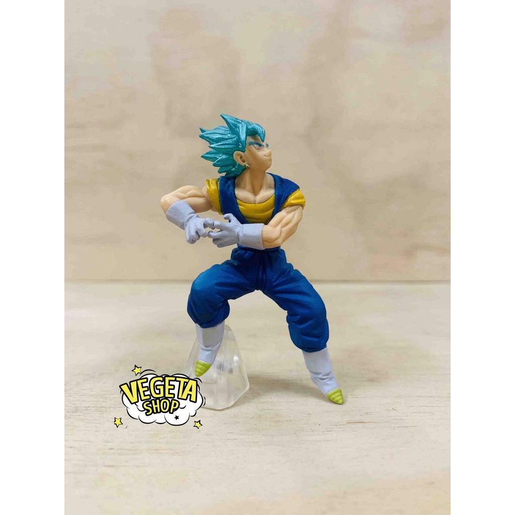 Mô hình Dragon Ball - Vegeto Vegito Blue Super Saiyan God - HG Gashapon - Chính hãng Bandai - Cao 7cm