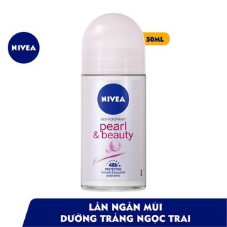 Lăn nách Nivea Pearl & Beauty trắng da Thái Lan chai 50ml
