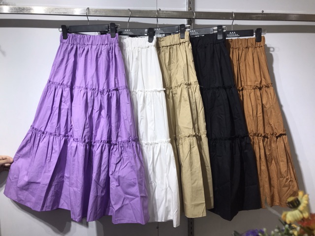 CHÂN VÁY THÔ XOÈ DÁNG DÀI MS11989