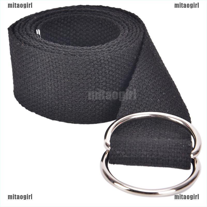 Thắt Lưng Vải canvas nylon Khóa Chữ D Thời Trang Cho Nam Nữ