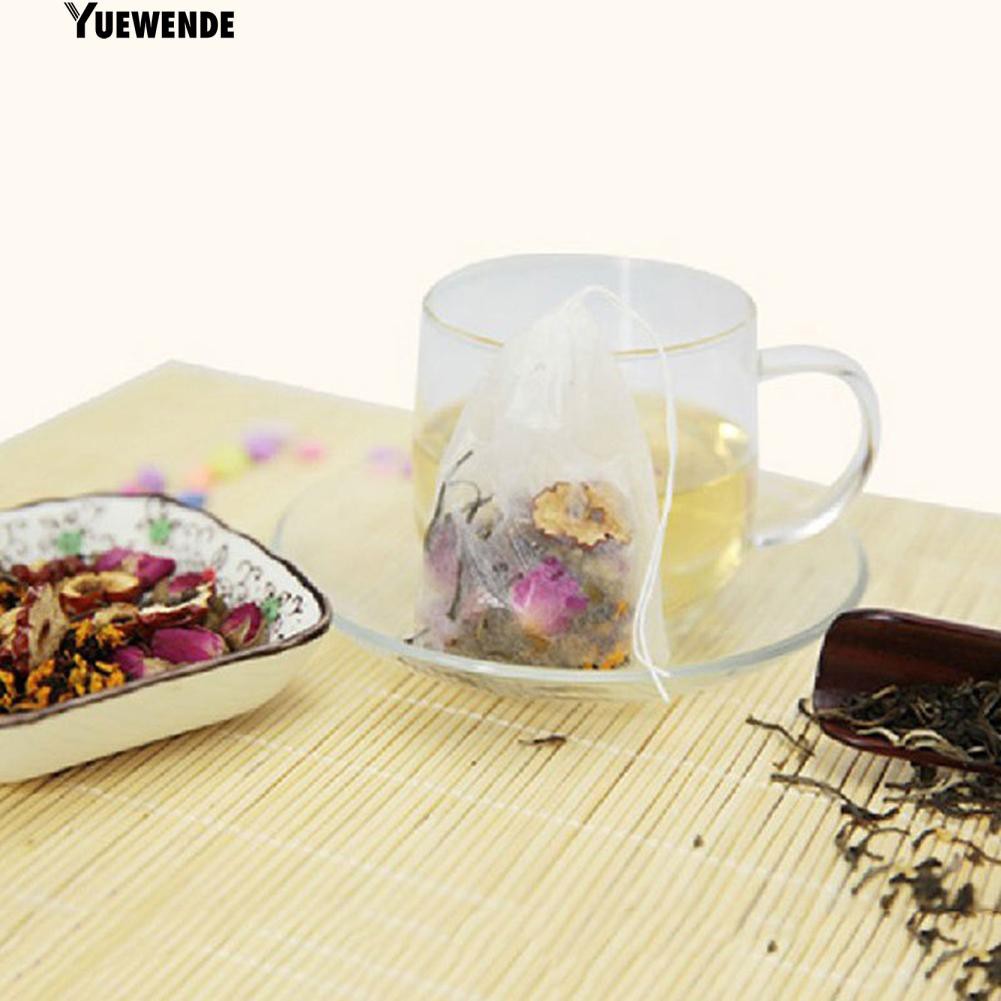 Set 100 túi lọc trà bằng vải không dệt