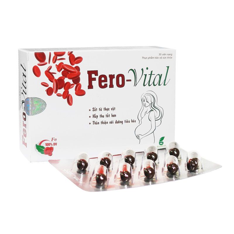 Viên sắt FeroVital cho người thiếu máu