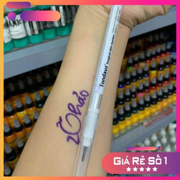 Bút vẽ định hình trên da siêu bám lau không trôi Tatto shop