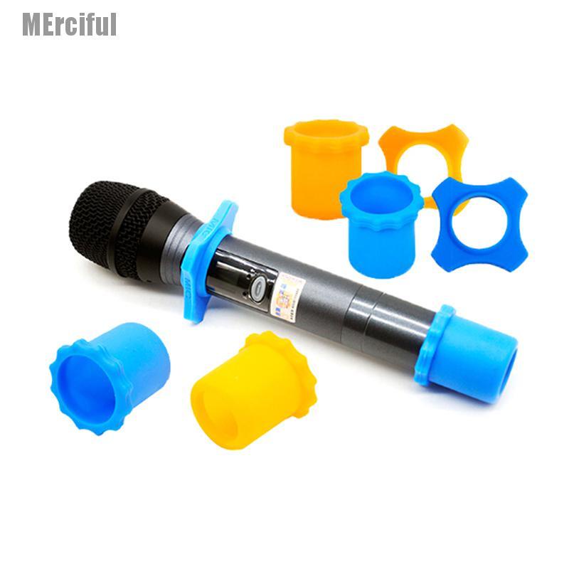 Vỏ bọc và vòng bảo vệ micro không dây bằng cao su chống trượt chống lăn tiện lợi