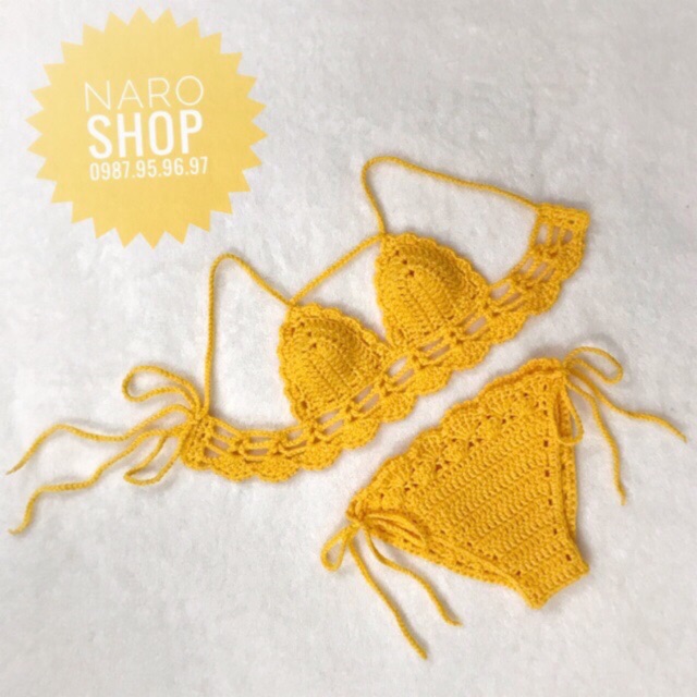 BỘ BIKINI LEN CHO BÉ