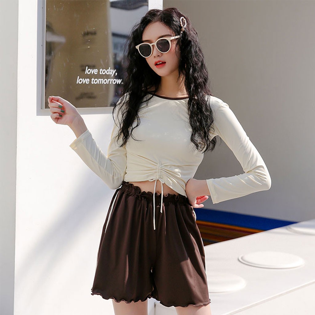 Bộ Đồ Bơi Hai Mảnh Trễ Vai Xinh Xắn Dành Cho Nữ | BigBuy360 - bigbuy360.vn