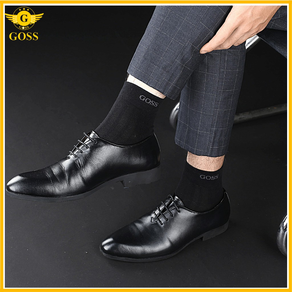 ️🏆SIÊU PHẨM️🏆 Giày Tây Nam Công Sở Da Bò Cao Cấp 04GOSS - Giày Tây Nam Dây Buộc Mũi Nhọn! | BigBuy360 - bigbuy360.vn