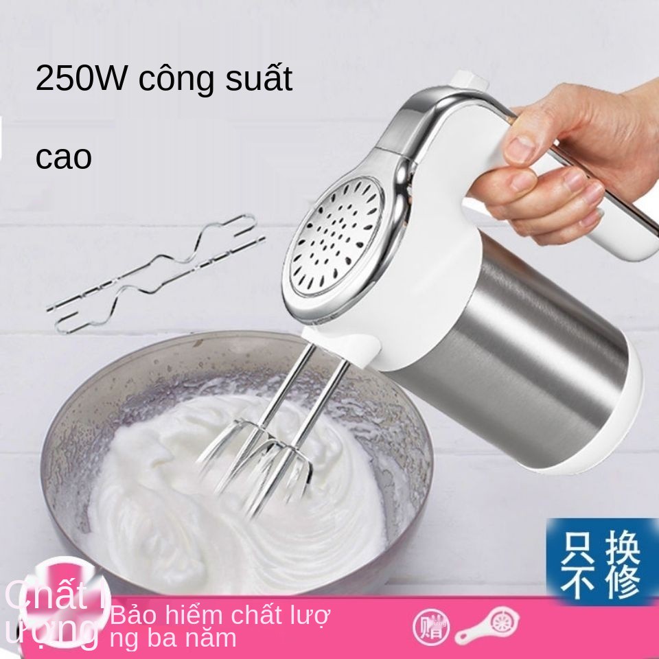 Máy đánh trứng điện gia dụng trộn mini cầm tay nhỏ dùng để lòng trắng trứng, bơ, nước trái cây, mứt bột,