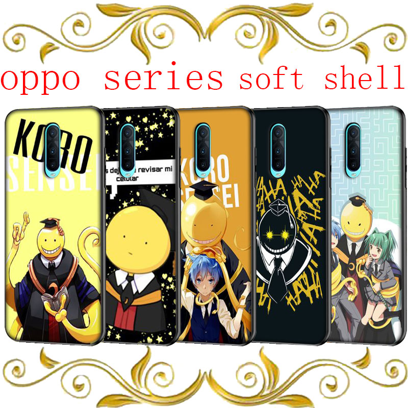 Ốp Điện Thoại Mềm Hình Koro Sensei Cho Oppo A12 A92S A12S A12E A32 A53 Reno 4 Pro Realme 2 A5 3 Pro