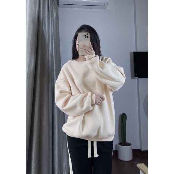 Áo nỉ bông hàng qc ảnh bên Kaylee | BigBuy360 - bigbuy360.vn